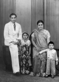 Azeez, Marina, Ummu and Ali in 1944.