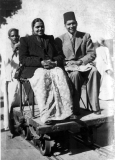 Ummu and Azeez in Egypt in 1947