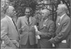 Azeez with Canadian delegates at Commonwealth Parliamentary Association Conference at Nairobi, Kenya in 1954.