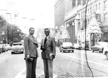 Azeez and Fr. Celestine Fernando in Los Angeles, U.S.A. in 1952