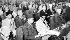 Azeez (leader) and Moulavi Abul Hassan from Ceylon at the World Muslim Conference in Karachi, Pakistan in 1951