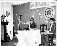 Azeez presiding at the Tamil Nadu Muslim Educational Conference in      Chennai, South India in September 1973