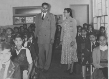 Azeez visiting Aga Khan School in Nairobi Kenya in 1954