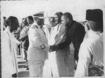 Azeez greeting H.e. Joseph Broz Tito, President of Yugoslavia