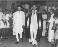 Dr. K.G. Saiyahain, Advisor on Education to the Govt. of India at a special assembly at Zahira in 1952