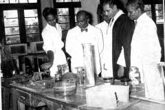Speaker Hon. H.S. Ismail at Science Exhibition during Crescent Lights in 1956