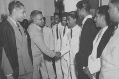 Hon. E.A. Nugawela at Prize Day at Zahira College in 1950