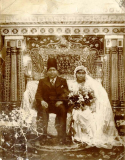 Wedding of M.M. Sultan and Shareefa (Azeez's sister) at Jaffna in 1939<p> M.M. Sultan was a Proctor, Kathi and Mayor of Jaffna in 1955</p>