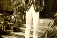 Azeez at the Office Assistant\'s residence at Matale in 1937