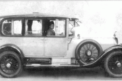 Ummu\'s paternal uncle M.A.M. Hussein in his 1924 Napier 40/50 hp Limousine by Cunard, Regd. No. C-5579. He was the builder and owner of \'Mumtaz Mahal\' the Speaker\'s official residence.