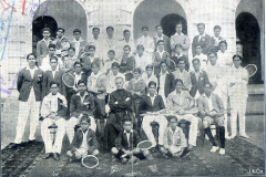 The Tennis Club, St. Joseph\'s College, 1929     <p>(Azeez is standing first row second from left)</p>