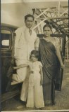Azeez, Marina and Ummu at Kalladi Bridge.