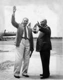 M.A. Razzak and Azeez Leaving for a Youth Conference in Jerusalem in 1960
