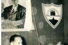 Unveiling portrait of A.M.A. Azeez at the YMMA Headquarters by Senator A.     Ratnayake on Founders\' Day 1968