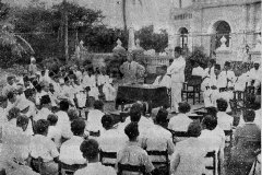 CMSF meeting at Maradana Mosque grounds in 1945