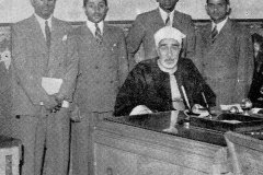 CMSF scholars with the Rector of Al-Azhar University, Egypt in 1947