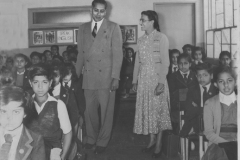 Azeez visiting Aga Khan School in Nairobi Kenya in 1954