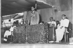 Azeez Presiding at Tamil Muslim Poets\' Day organized by The Muslim Education Association of  south India at its Golden Jubilee celebrations  in 1955.