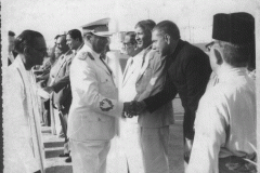 Azeez greeting H.e. Joseph Broz Tito, President of Yugoslavia