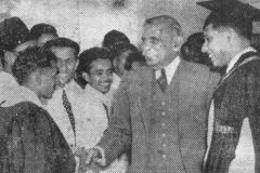 Prime Minister Hon. D.S. Senanayake as a Chief Guest at Prize Day at Zahira College 1949