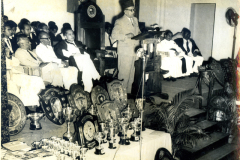 Dr. T.B. Jayah, Former Principal, at Prize Day at Zahira College in 1958