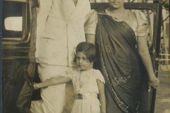 Azeez, Marina and Ummu at Kalladi Bridge.