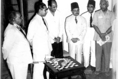 Opening ceremony of YMMA Conference Headquarters in 1956