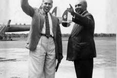 M.A. Razzak and Azeez Leaving for a Youth Conference in Jerusalem in 1960